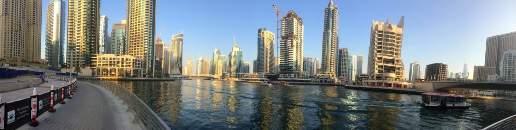 Promenade near our Dubaï workplace